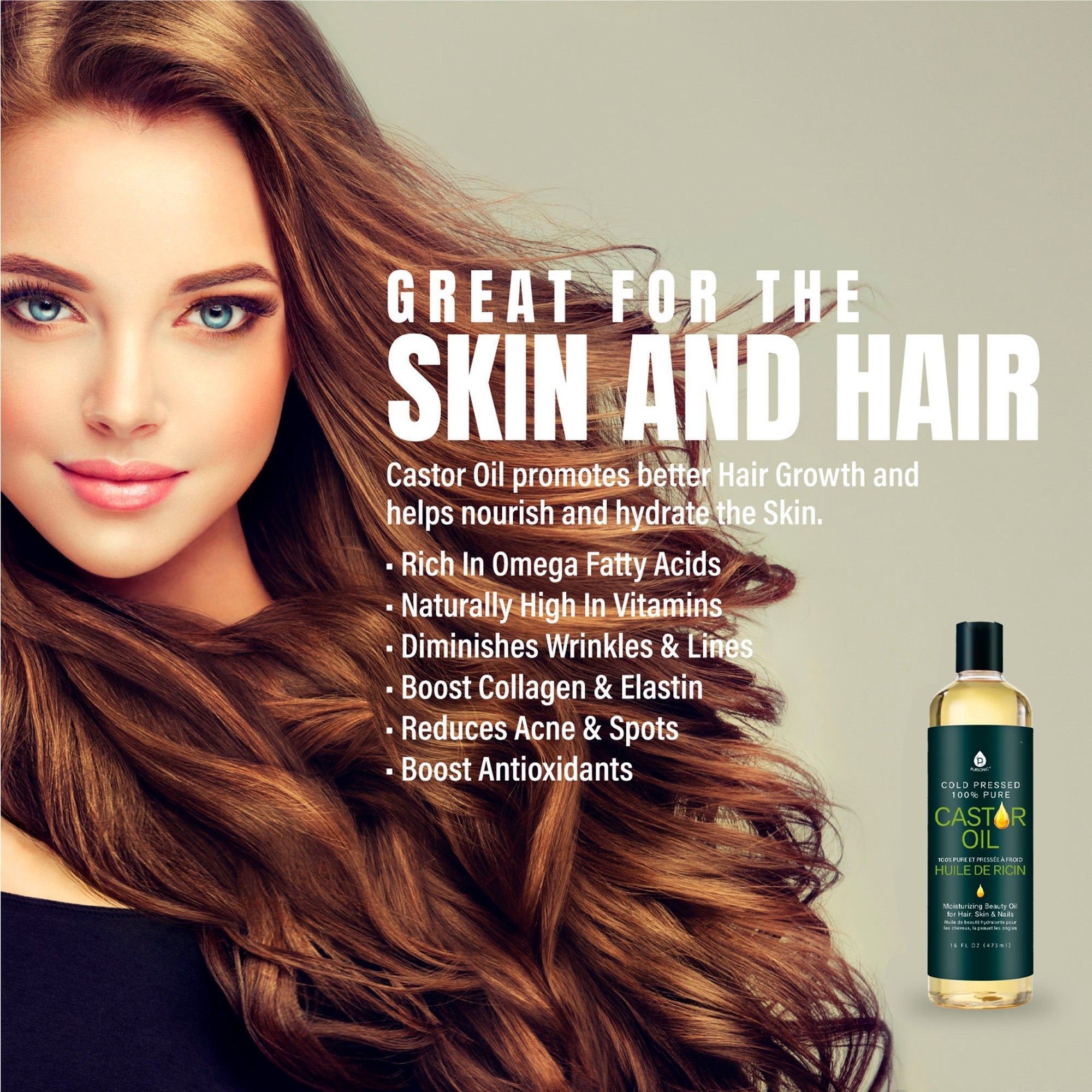 100% Pure Cold Pressed Castor Oil 16 Oz - Tiny Tim Skincare100% Pure Cold Pressed Castor Oil 16 OzDC - PURSONICTiny Tim SkincareDC-2876330100% Pure Cold Pressed Castor Oil 16 Oz