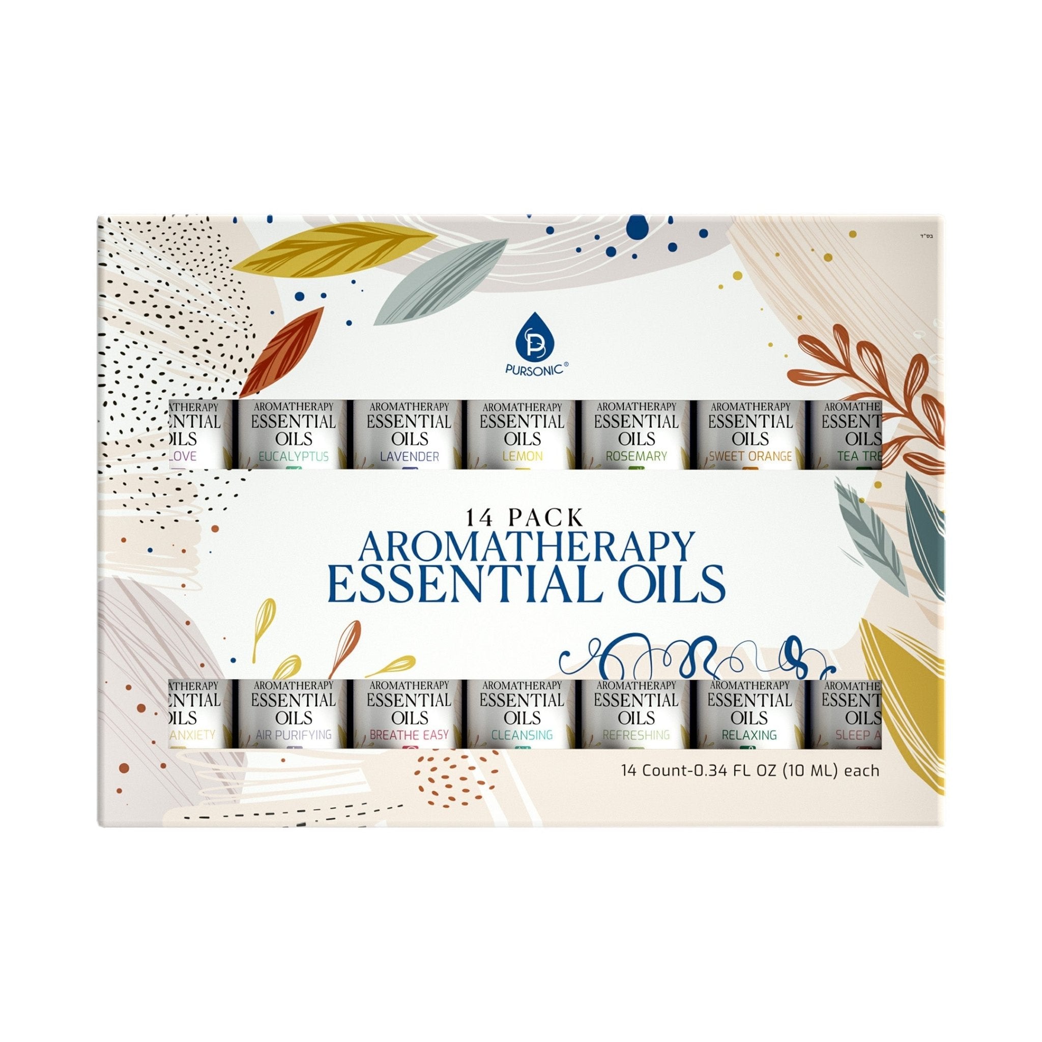 14 pack aromatherapy essential oil gift setDC-PURSONICTiny Tim Skincare