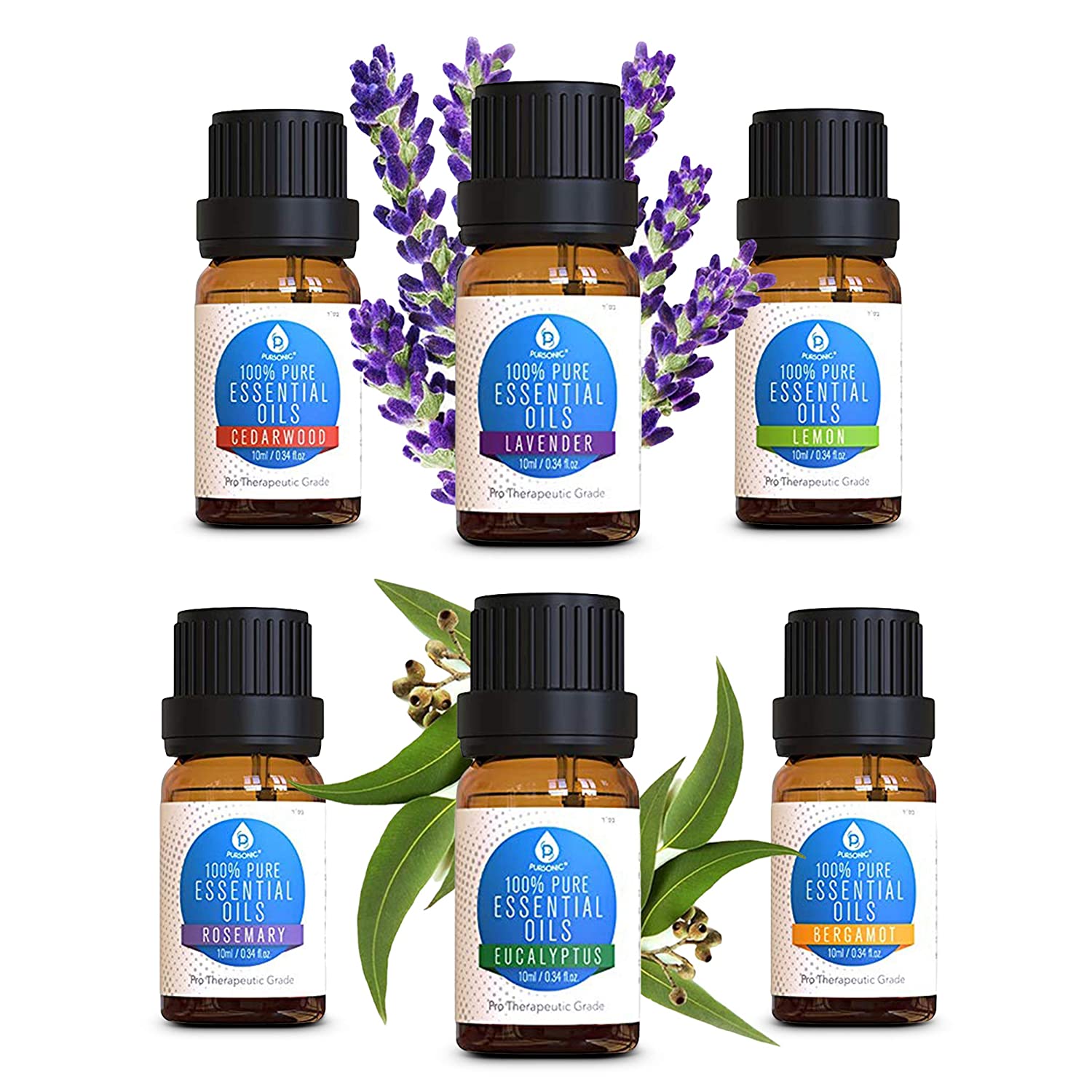 6 Pack of 100% Pure Essential Aromatherapy Oils - Tiny Tim Skincare6 Pack of 100% Pure Essential Aromatherapy OilsDC - PURSONICTiny Tim SkincareDC-28762576 Pack of 100% Pure Essential Aromatherapy Oils