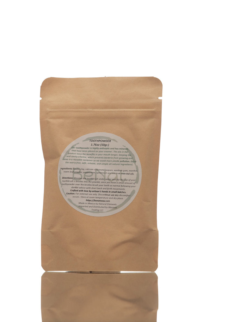 All - Natural Tooth Powder. Eco - Friendly. - Tiny Tim SkincareAll - Natural Tooth Powder. Eco - Friendly.DC - BeNatTiny Tim SkincareDC-489107Refill bagAll - Natural Tooth Powder. Eco - Friendly.