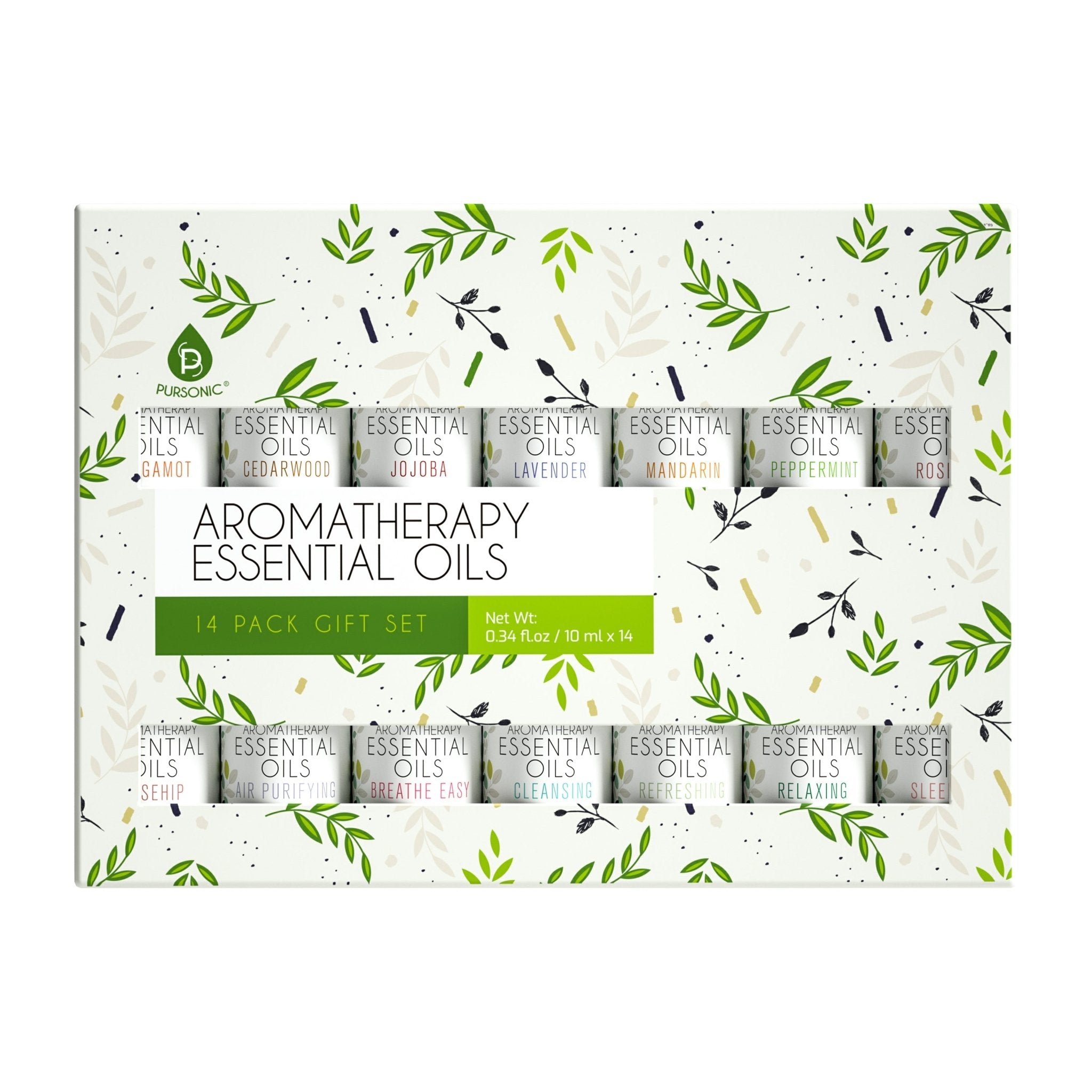 Aromatherapy Essential Oils 14-Pack Gift SetDC-PURSONICTiny Tim Skincare