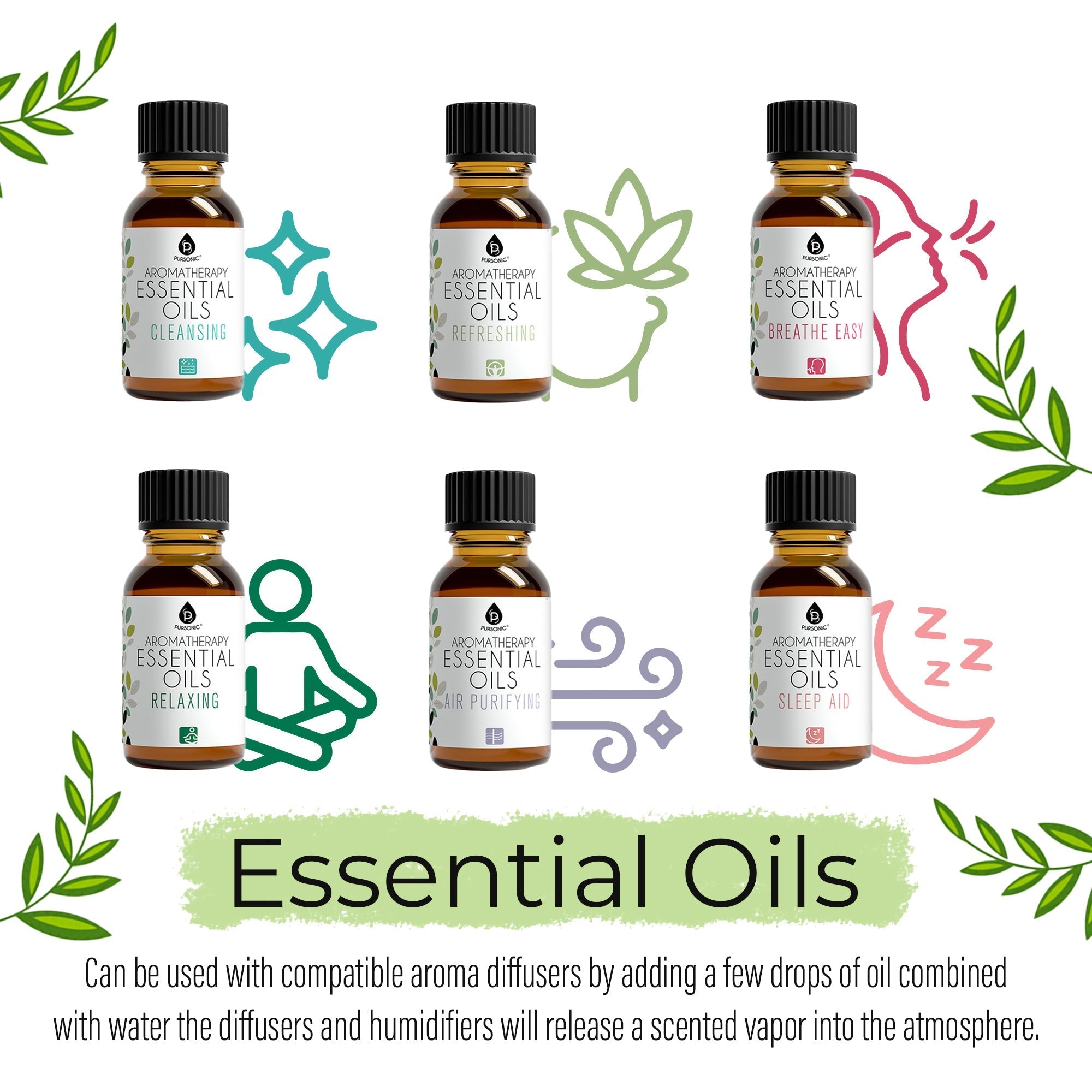 Aromatherapy Essential Oils 14-Pack Gift SetDC-PURSONICTiny Tim Skincare