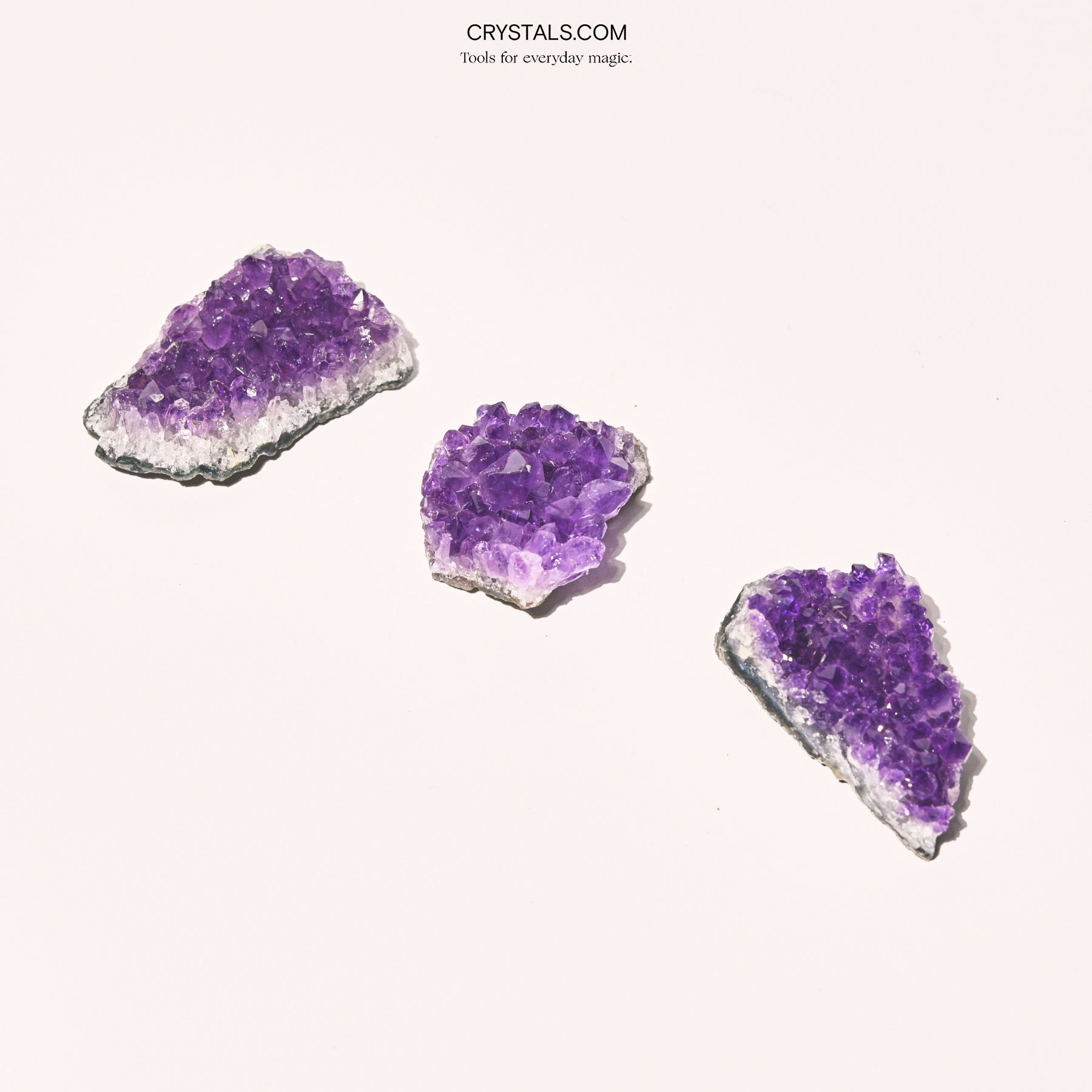 Brazilian Amethyst Cluster - Tiny Tim SkincareBrazilian Amethyst ClusterClusterCRYSTALS.COMTiny Tim Skincare10-35-amethyst-XSCRYSTALS.COMXS - 1.5 InchBrazilian Amethyst Cluster