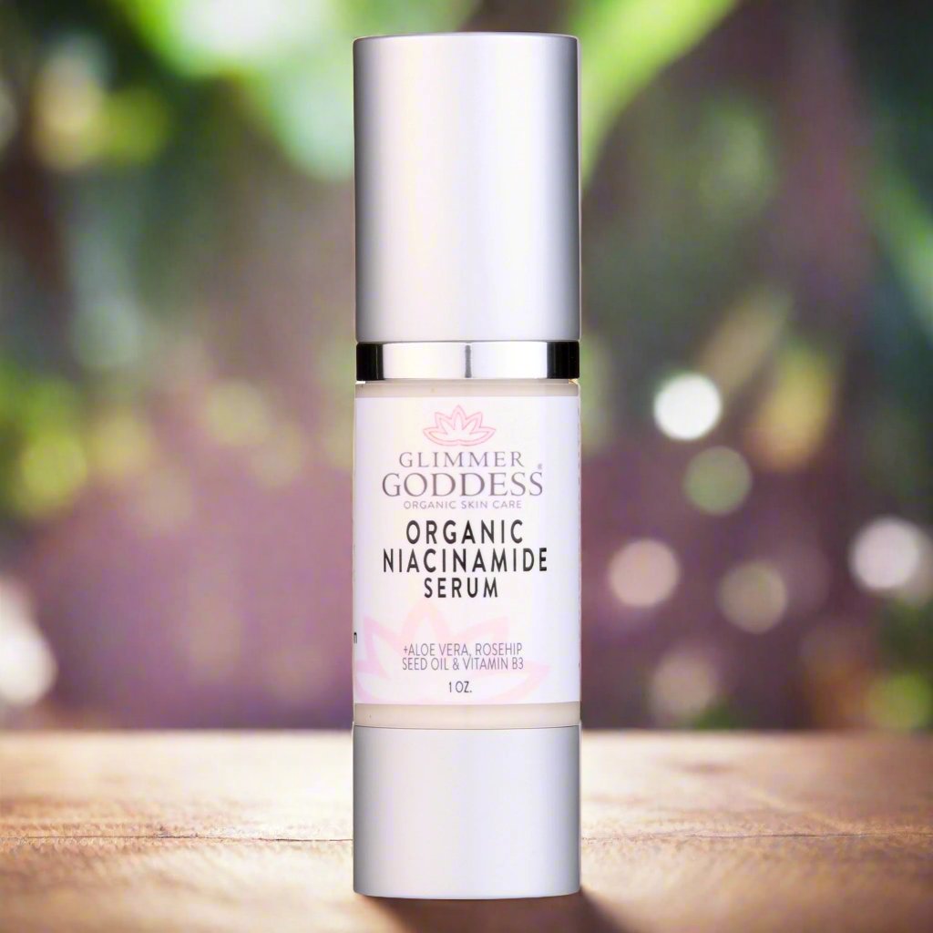 Organic Niacinamide Anti Aging Serum - Tightens Pores, Reduces Wrinkles - Tiny Tim SkincareOrganic Niacinamide Anti Aging Serum - Tightens Pores, Reduces WrinklesFacial ToningDC - Glimmer Goddess®Tiny Tim SkincareDC-17982221 oz.Organic Niacinamide Anti Aging Serum - Tightens Pores, Reduces Wrinkles