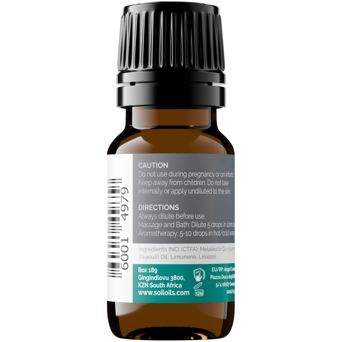 Organic Niaouli Essential Oil (Melaleuca QuinQuenervia) 10ml - Tiny Tim SkincareOrganic Niaouli Essential Oil (Melaleuca QuinQuenervia) 10mlDC - SOiL OrganicsTiny Tim SkincareDC-194561Organic Niaouli Essential Oil (Melaleuca QuinQuenervia) 10ml