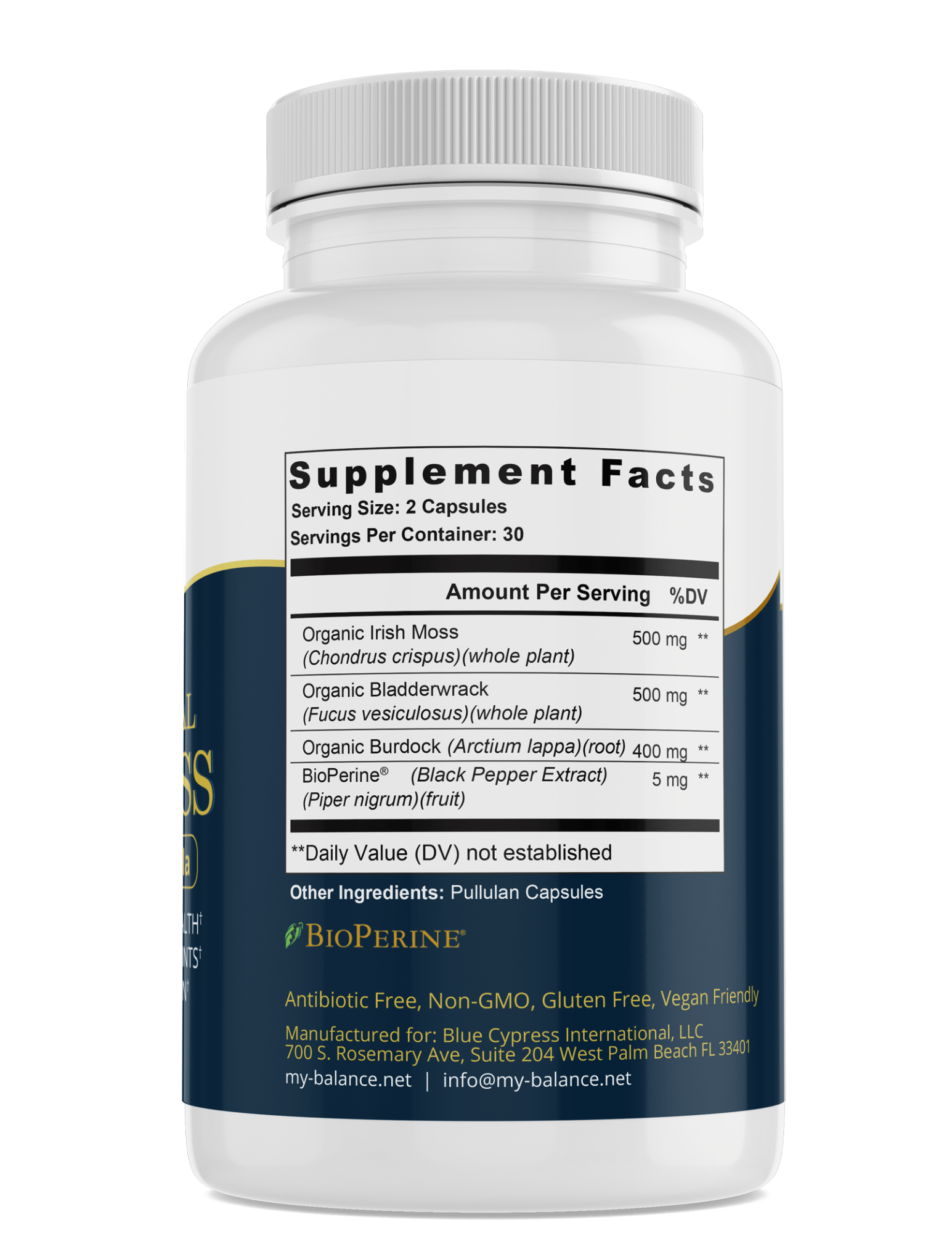 Sea Moss, Organic - Tiny Tim SkincareSea Moss, OrganicDC - My Balance NutrisentialsTiny Tim SkincareDC-1800180Sea Moss, Organic