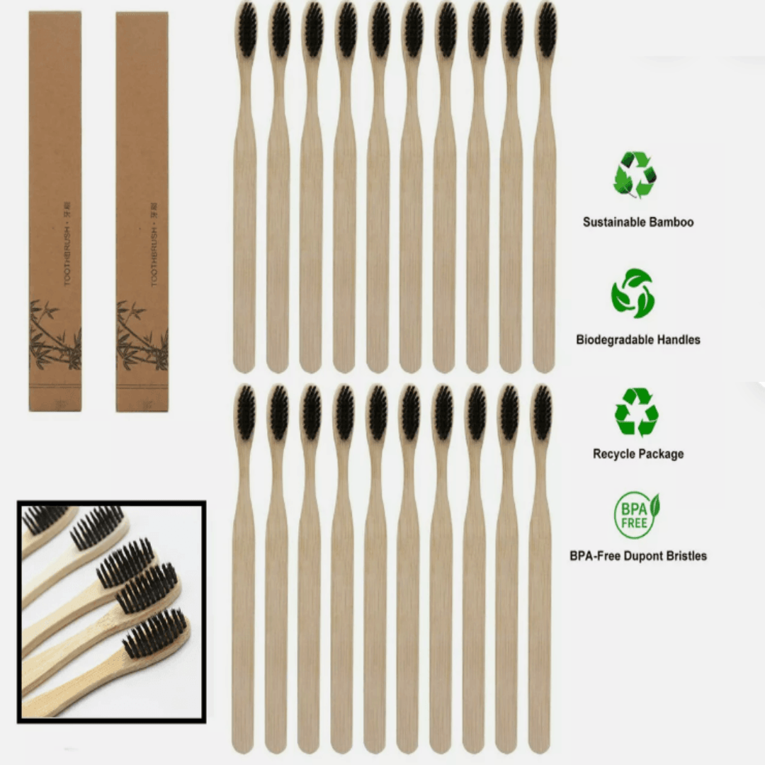 SINGLE BAMBOO TOOTH BRUSH WITH CHARCOAL BRISTLES - Tiny Tim SkincareSINGLE BAMBOO TOOTH BRUSH WITH CHARCOAL BRISTLESTooth BrushOnyx Skin Care LineTiny Tim Skincare740111929035740111929035SINGLE BAMBOO TOOTH BRUSH WITH CHARCOAL BRISTLES