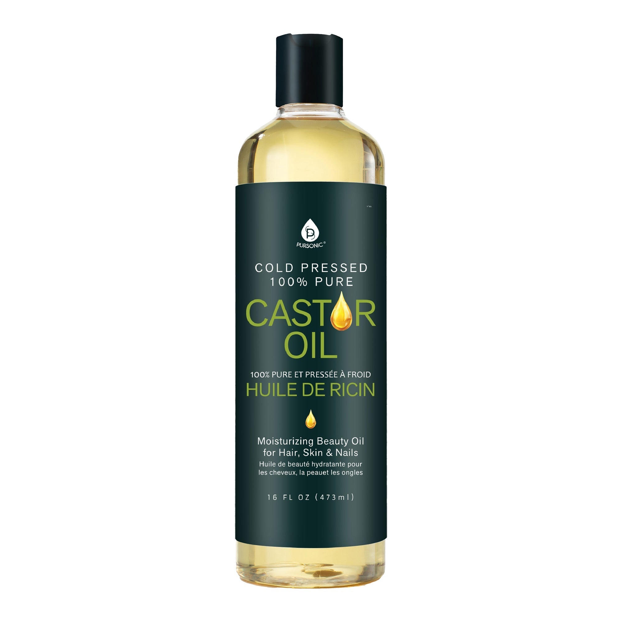 100% Pure Cold Pressed Castor Oil 16 Oz - Tiny Tim Skincare100% Pure Cold Pressed Castor Oil 16 OzDC - PURSONICTiny Tim SkincareDC-2876330100% Pure Cold Pressed Castor Oil 16 Oz
