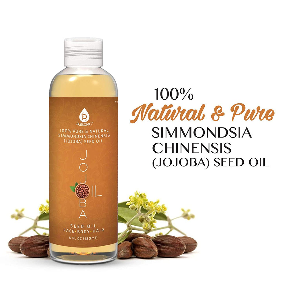 100% Pure & Natural Golden Jojoba Oil 6 Oz - Tiny Tim Skincare100% Pure & Natural Golden Jojoba Oil 6 OzDC - PURSONICTiny Tim SkincareDC-2876322100% Pure & Natural Golden Jojoba Oil 6 Oz