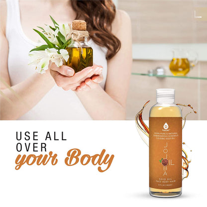 100% Pure &amp; Natural Golden Jojoba Oil 6 Oz - Tiny Tim Skincare100% Pure &amp; Natural Golden Jojoba Oil 6 OzDC - PURSONICTiny Tim SkincareDC-2876322100% Pure &amp; Natural Golden Jojoba Oil 6 Oz