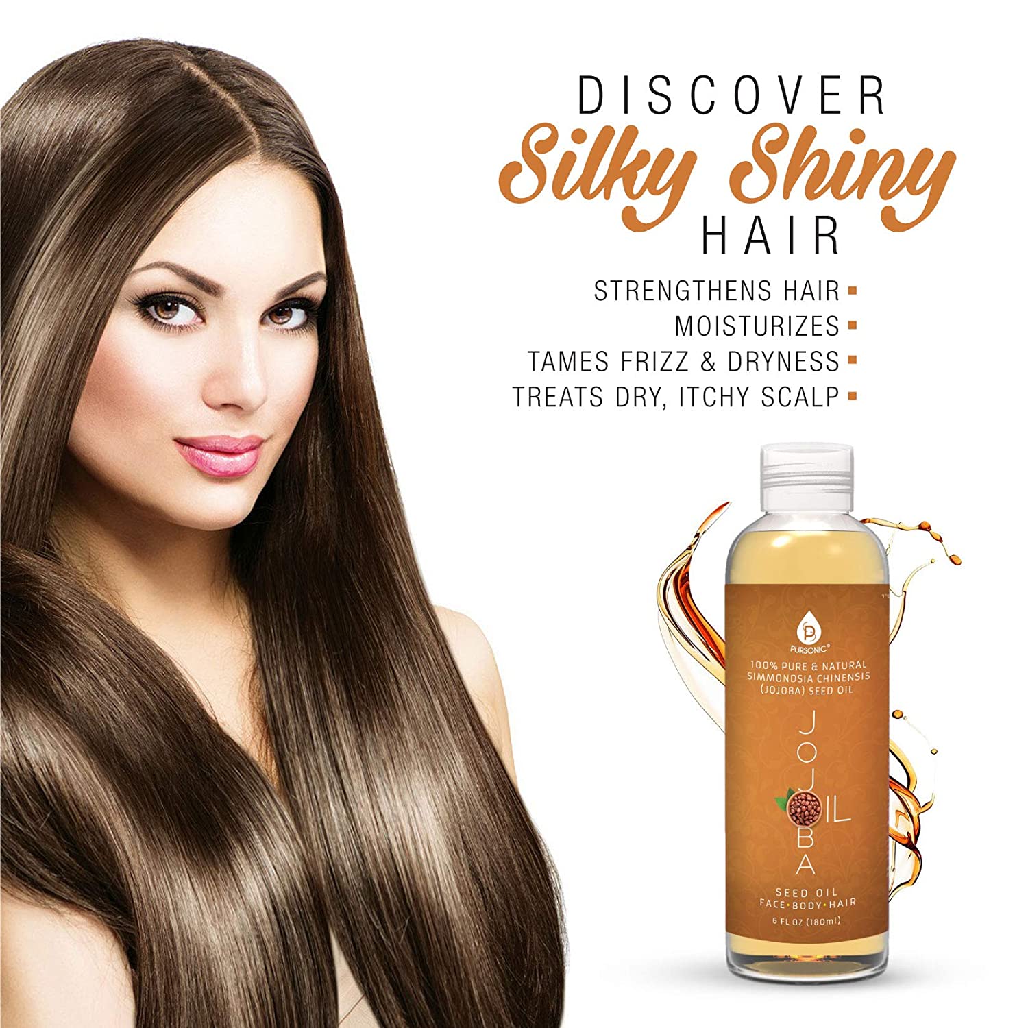 100% Pure & Natural Golden Jojoba Oil 6 Oz - Tiny Tim Skincare100% Pure & Natural Golden Jojoba Oil 6 OzDC - PURSONICTiny Tim SkincareDC-2876322100% Pure & Natural Golden Jojoba Oil 6 Oz