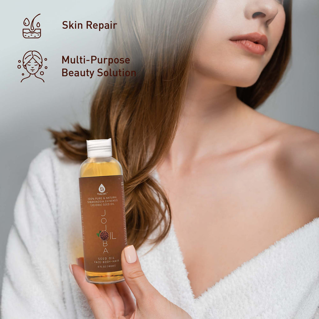 100% Pure & Natural Golden Jojoba Oil 6 Oz - Tiny Tim Skincare100% Pure & Natural Golden Jojoba Oil 6 OzDC - PURSONICTiny Tim SkincareDC-2876322100% Pure & Natural Golden Jojoba Oil 6 Oz