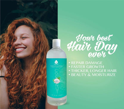 100% Pure Oil for Massages, Therapeutic Recipes &amp; Essential Oils, Fractionated Coconut, 32 Fl OzTiny Tim Skincare3