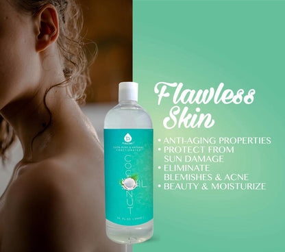 100% Pure Oil for Massages, Therapeutic Recipes &amp; Essential Oils, Fractionated Coconut, 32 Fl OzTiny Tim Skincare2
