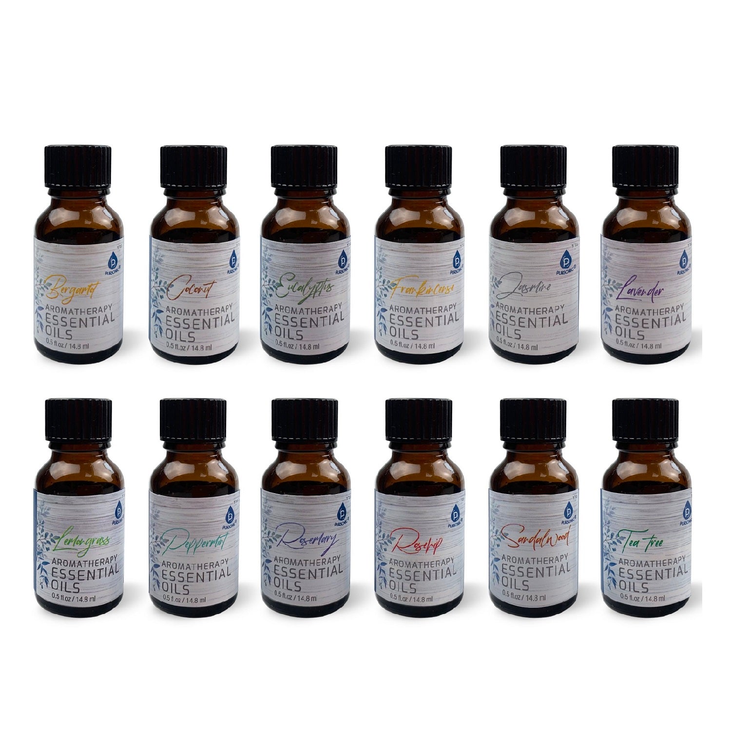 12 Pack of Aromatherapy Essential Oils - Tiny Tim Skincare12 Pack of Aromatherapy Essential OilsDC - PURSONICTiny Tim SkincareDC-287643612 Pack of Aromatherapy Essential Oils