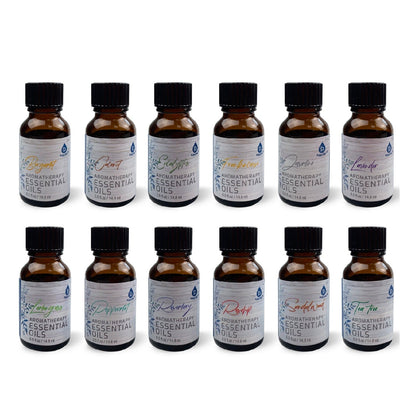 12 Pack of Aromatherapy Essential Oils - Tiny Tim Skincare12 Pack of Aromatherapy Essential OilsDC - PURSONICTiny Tim SkincareDC-287643612 Pack of Aromatherapy Essential Oils