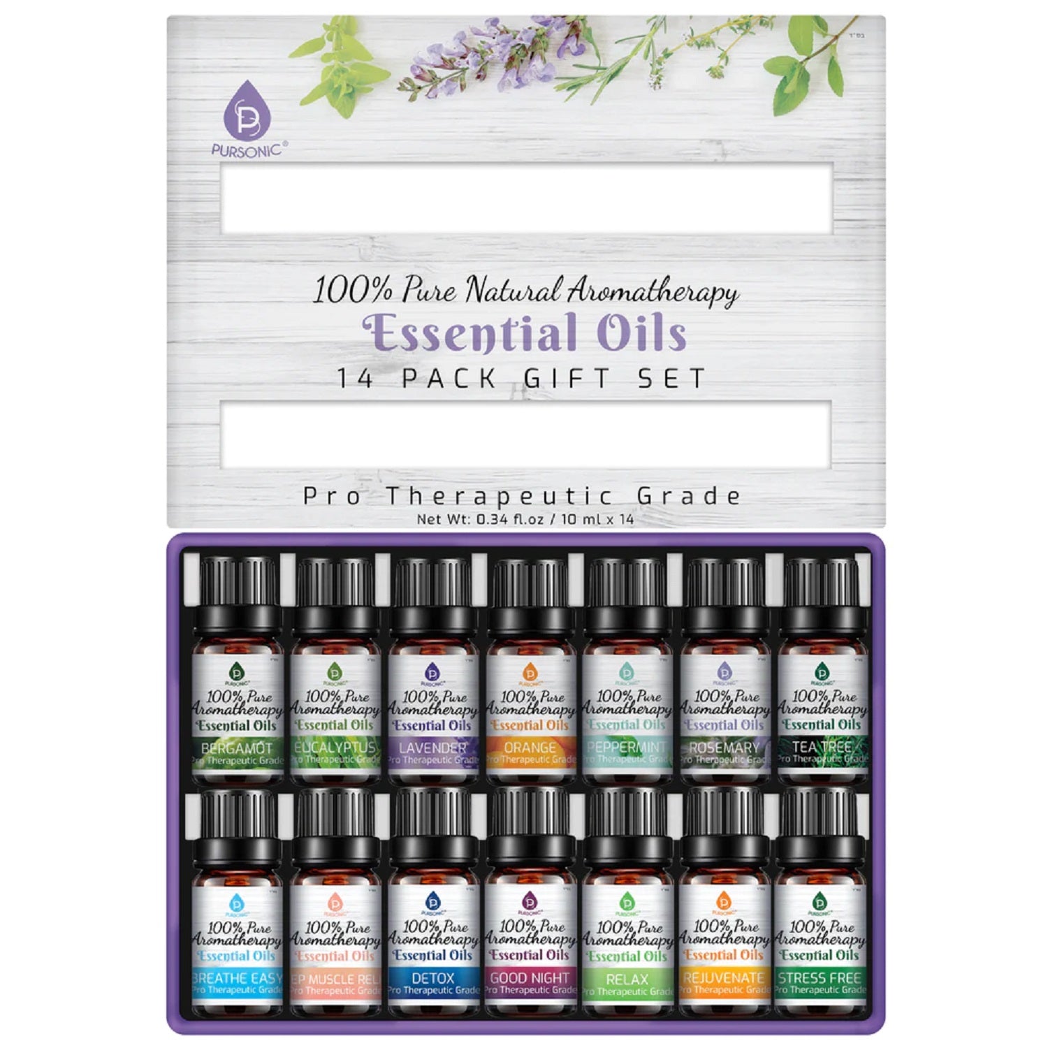 14 Pack of 100% Pure Essential Aromatherapy Oils - Tiny Tim Skincare14 Pack of 100% Pure Essential Aromatherapy OilsDC - PURSONICTiny Tim SkincareDC-287625914 Pack of 100% Pure Essential Aromatherapy Oils