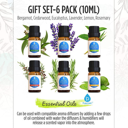 6 Pack of 100% Pure Essential Aromatherapy Oils - Tiny Tim Skincare6 Pack of 100% Pure Essential Aromatherapy OilsDC - PURSONICTiny Tim SkincareDC-28762576 Pack of 100% Pure Essential Aromatherapy Oils