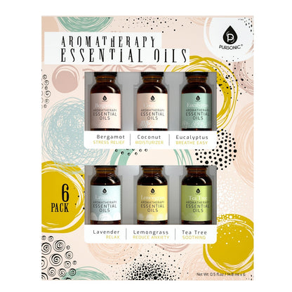 6 Pack of Aromatherapy Essential Oils - Tiny Tim Skincare6 Pack of Aromatherapy Essential OilsDC - PURSONICTiny Tim SkincareDC-28764346 Pack of Aromatherapy Essential Oils