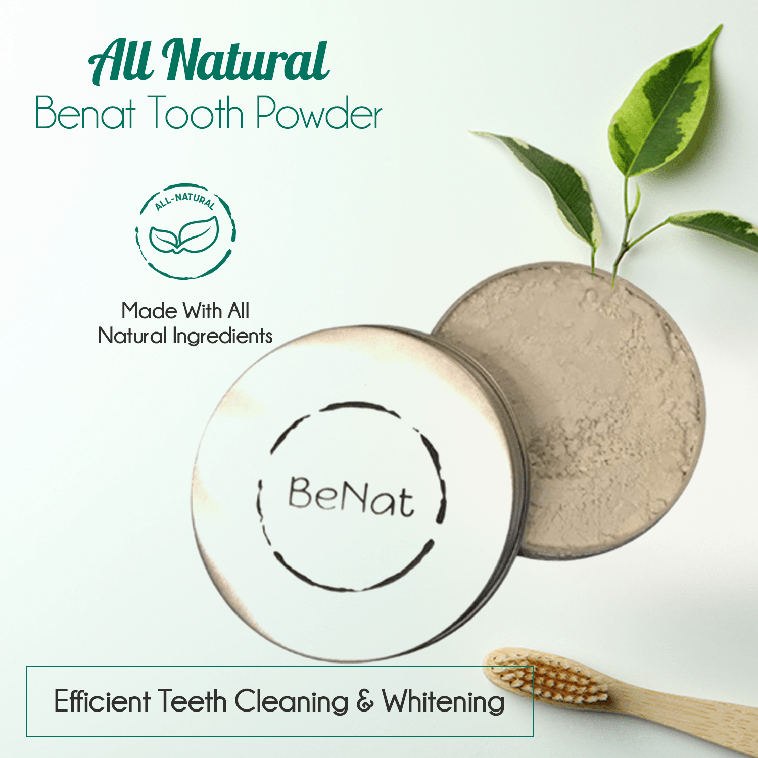 All - Natural Tooth Powder. Eco - Friendly. - Tiny Tim SkincareAll - Natural Tooth Powder. Eco - Friendly.DC - BeNatTiny Tim SkincareDC-489107Refill bagAll - Natural Tooth Powder. Eco - Friendly.