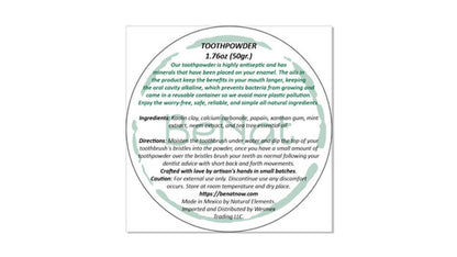 All - Natural Tooth Powder. Eco - Friendly. - Tiny Tim SkincareAll - Natural Tooth Powder. Eco - Friendly.DC - BeNatTiny Tim SkincareDC-489107Refill bagAll - Natural Tooth Powder. Eco - Friendly.