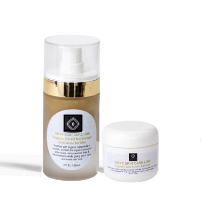 Anti - Acne Organic Two - Step System Facial Scrub and Moisturizer - For MEN - Tiny Tim SkincareAnti - Acne Organic Two - Step System Facial Scrub and Moisturizer - For MENfacial wash and moisturize packOnyx Skin Care LineTiny Tim Skincare660457693622660457693622Anti - AcneAnti - Acne Organic Two - Step System Facial Scrub and Moisturizer - For MEN