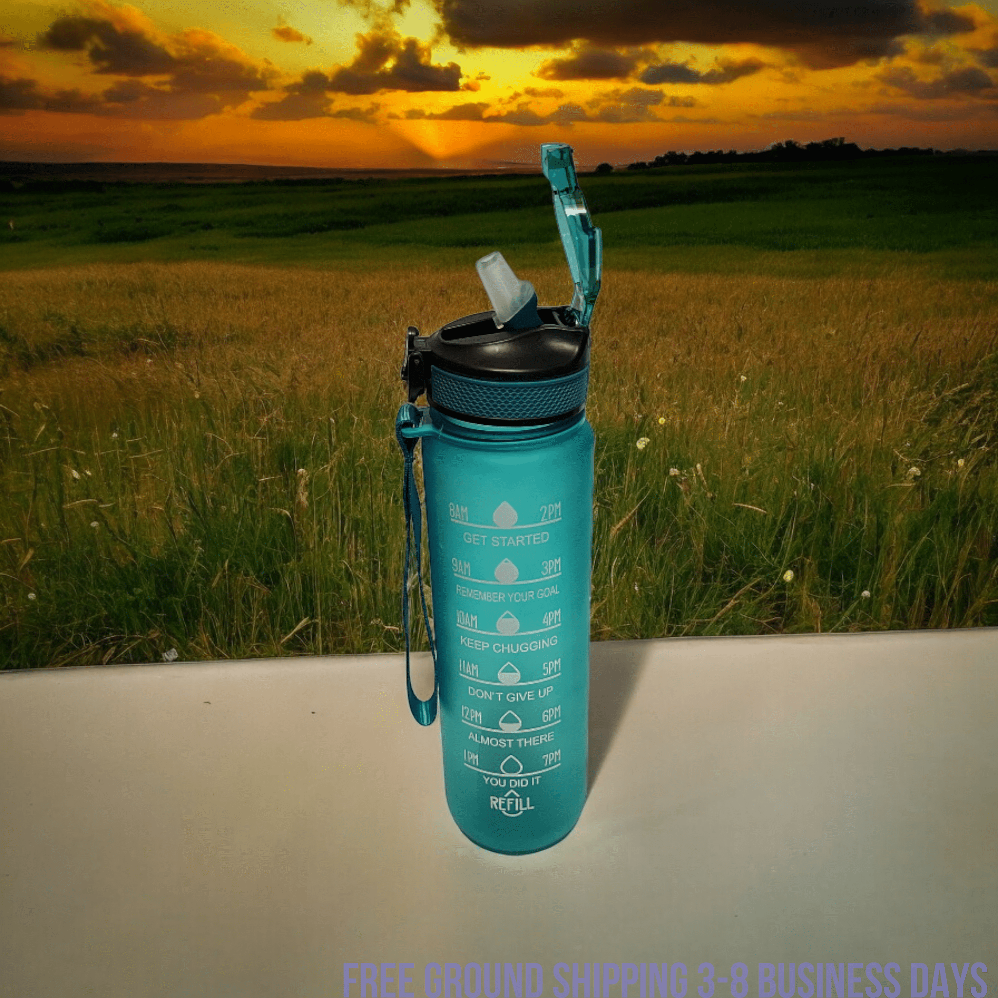 Aqualeeta Sports Motivational Drinking WaterBottle With Time Marker 32Oz BPA Free Ship from USA - Tiny Tim SkincareAqualeeta Sports Motivational Drinking WaterBottle With Time Marker 32Oz BPA Free Ship from USALuminous Bear ShopTiny Tim Skincare3900708097921739007080979217GreenAqualeeta Sports Motivational Drinking WaterBottle With Time Marker 32Oz BPA Free Ship from USA
