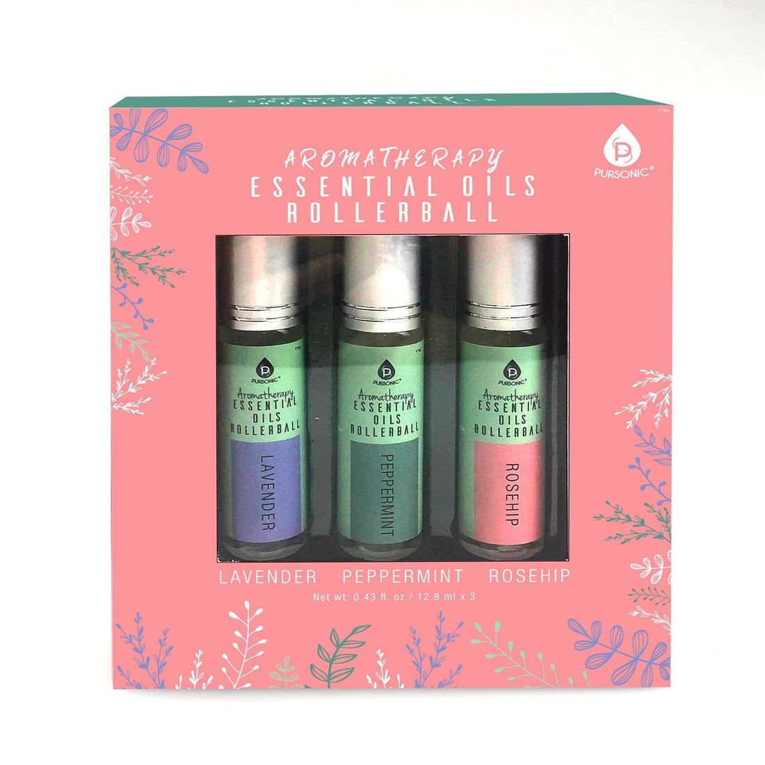 Aromatherapy Essential Oil Rollerballs (Lavender, Peppermint, Rosehip) - Tiny Tim SkincareAromatherapy Essential Oil Rollerballs (Lavender, Peppermint, Rosehip)DC - PURSONICTiny Tim SkincareDC-2876439Aromatherapy Essential Oil Rollerballs (Lavender, Peppermint, Rosehip)