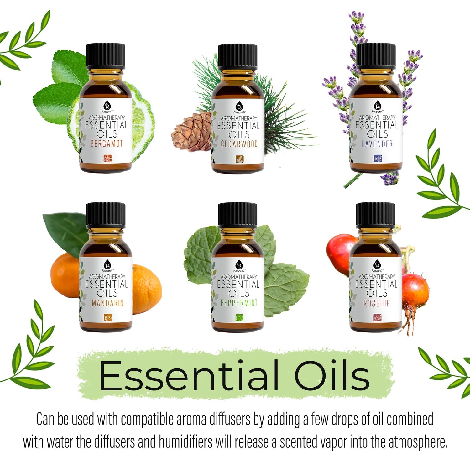 Aromatherapy Essential Oils 14-Pack Gift SetDC-PURSONICTiny Tim Skincare