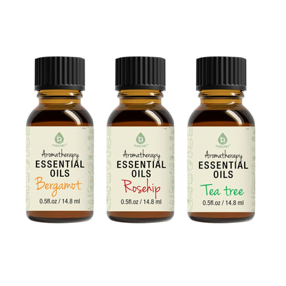Aromatherapy Essential Oils (Bergamot, Rosehip, Tea Tree) - Tiny Tim SkincareAromatherapy Essential Oils (Bergamot, Rosehip, Tea Tree)DC - PURSONICTiny Tim SkincareDC-2876433Aromatherapy Essential Oils (Bergamot, Rosehip, Tea Tree)