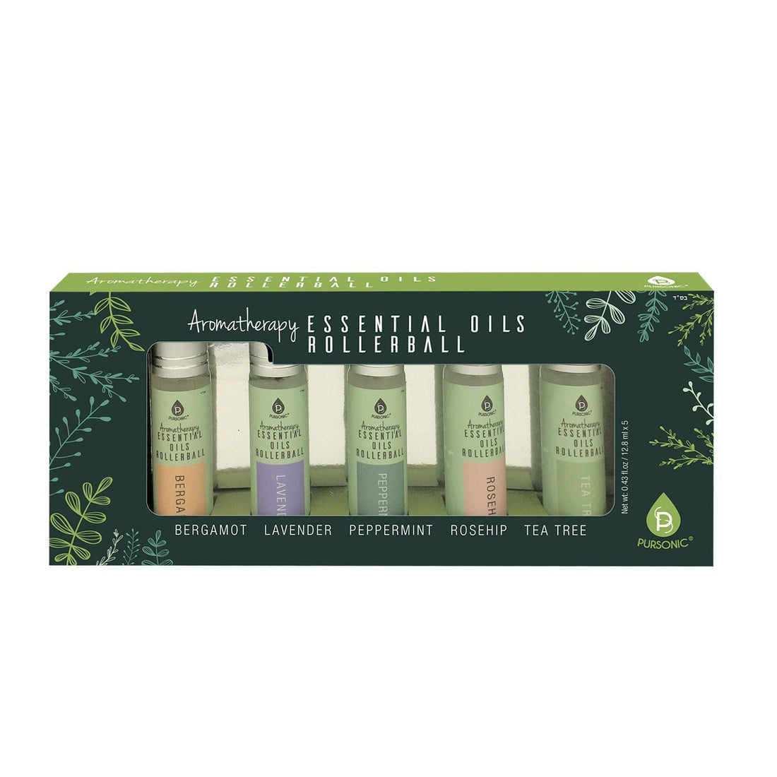 Aromatherapy Essential Oils Rollerballs (Bergamot, Lavender, Peppermint, Rosehip, Tea Tree) - Tiny Tim SkincareAromatherapy Essential Oils Rollerballs (Bergamot, Lavender, Peppermint, Rosehip, Tea Tree)DC - PURSONICTiny Tim SkincareDC-2876262Aromatherapy Essential Oils Rollerballs (Bergamot, Lavender, Peppermint, Rosehip, Tea Tree)