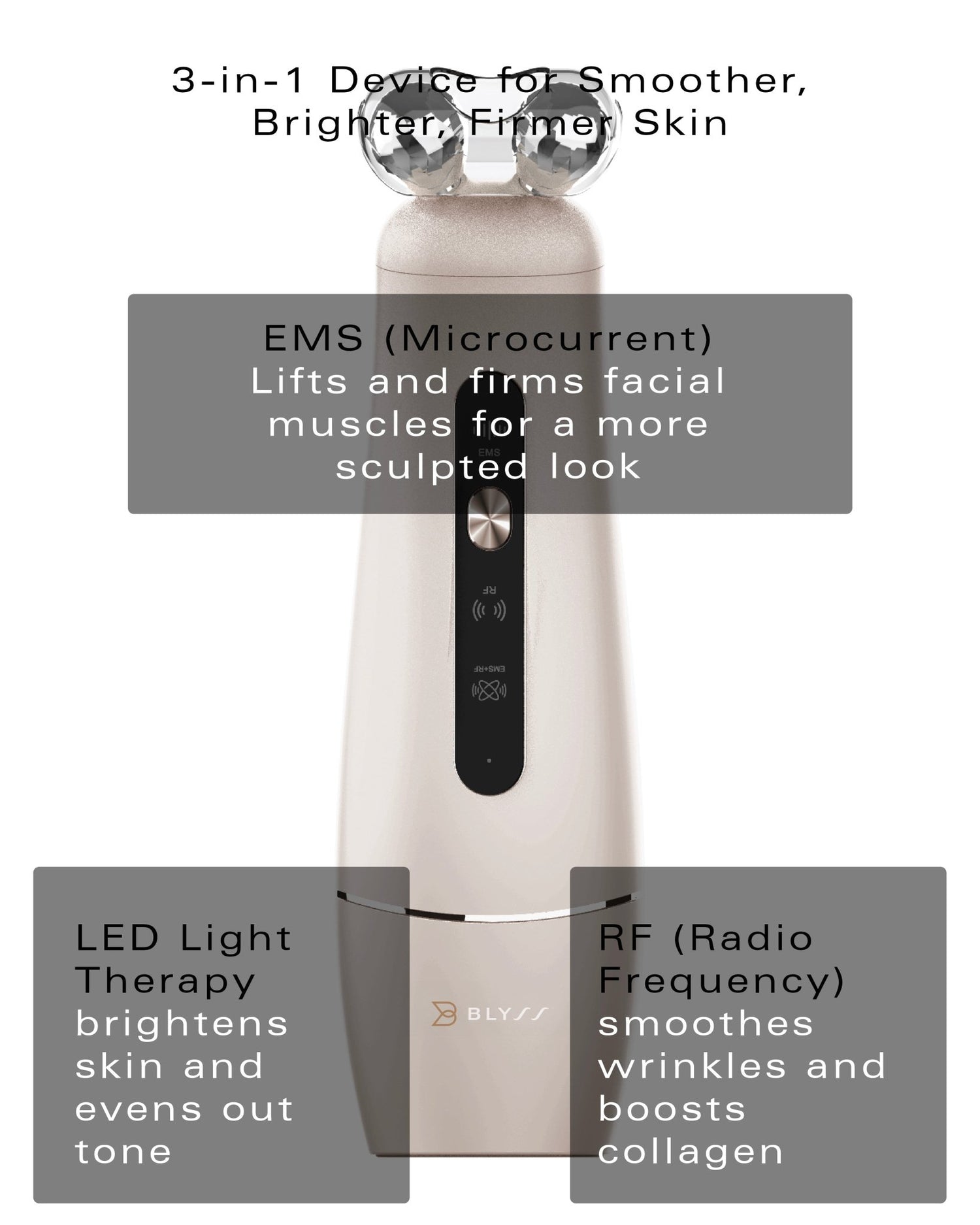 Blyss Luna – The Ultimate 3 - in - 1 Skin Rejuvenation Device - Tiny Tim SkincareBlyss Luna – The Ultimate 3 - in - 1 Skin Rejuvenation DeviceBlyss CareTiny Tim Skincaresku-43947433656365601527107380Blyss Luna – The Ultimate 3 - in - 1 Skin Rejuvenation Device