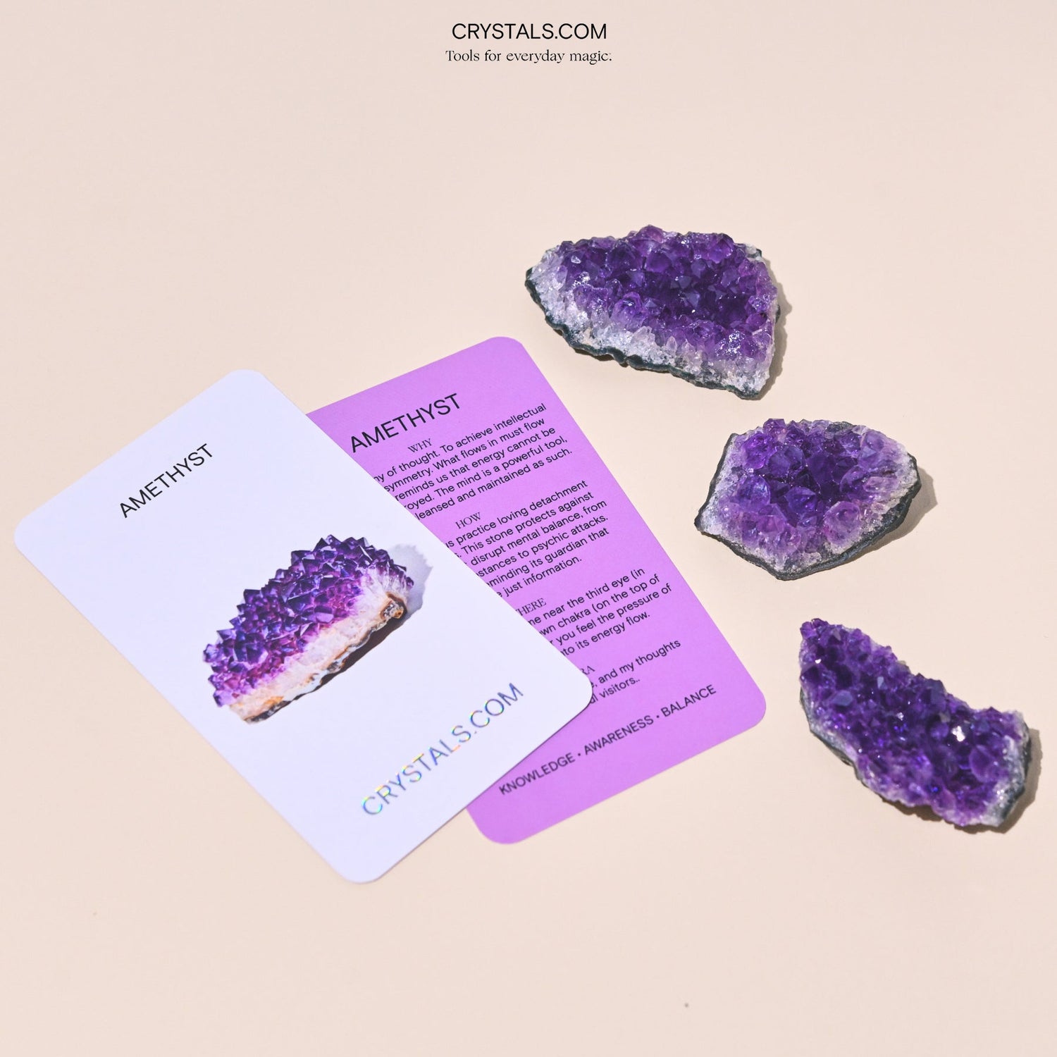 Brazilian Amethyst Cluster - Tiny Tim SkincareBrazilian Amethyst ClusterClusterCRYSTALS.COMTiny Tim Skincare70-120-amethyst-MDCRYSTALS.COMMD - 2 - 2.5 InchBrazilian Amethyst Cluster