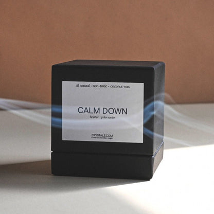 CALM DOWN Candle - Tiny Tim SkincareCALM DOWN CandleCandleCRYSTALS.COMTiny Tim Skincaretravel-calm-down-candleCRYSTALS.COMTravel TinCALM DOWN Candle