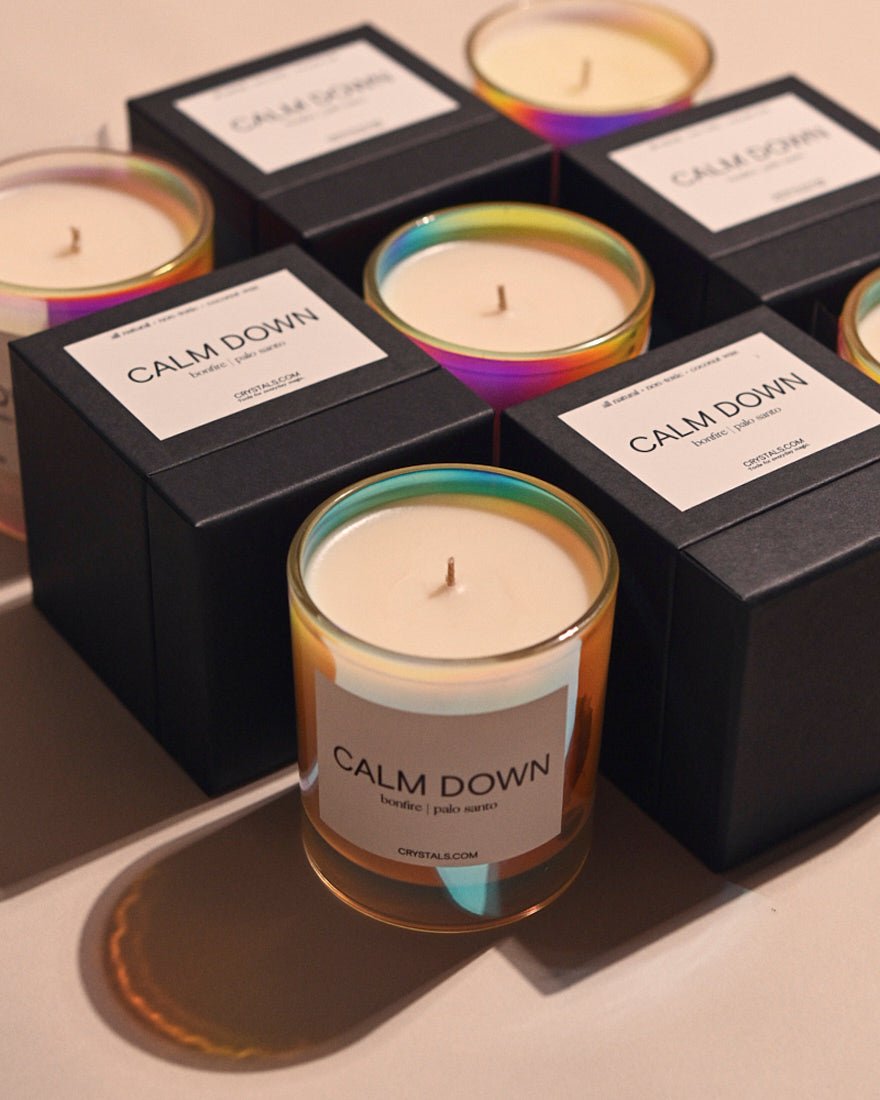 CALM DOWN Candle - Tiny Tim SkincareCALM DOWN CandleCandleCRYSTALS.COMTiny Tim Skincarecalm-down-candleCRYSTALS.COMBlack - Full SizeCALM DOWN Candle