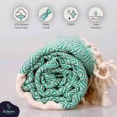 Diamond - Tiny Tim SkincareDiamondTowelsKalkedon TowelsTiny Tim Skincaresku-45719340810493Dark GreenDiamond