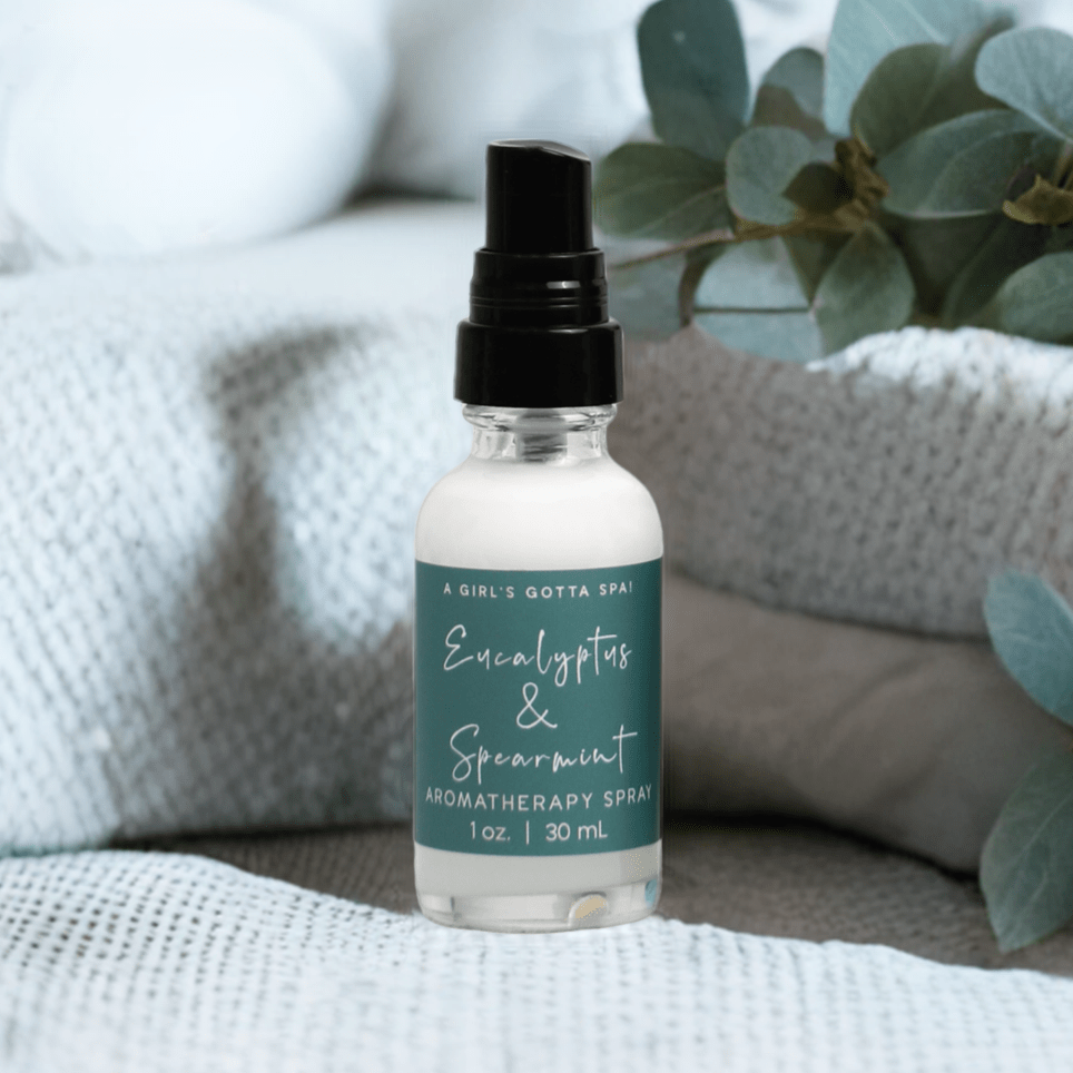 Eucalyptus and Spearmint Aromatherapy Spray - Tiny Tim SkincareEucalyptus and Spearmint Aromatherapy SprayDC - A Girl&