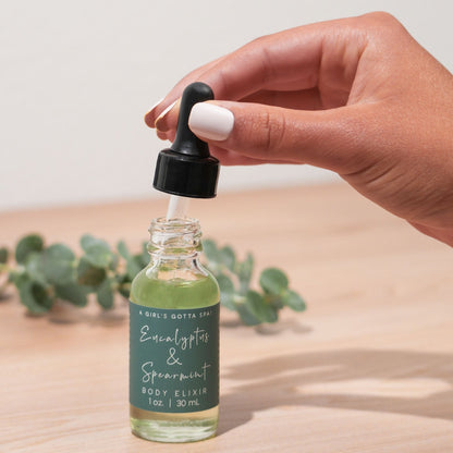 Eucalyptus &amp; Spearmint Body Elixir - Tiny Tim SkincareEucalyptus &amp; Spearmint Body ElixirDC - A Girl&