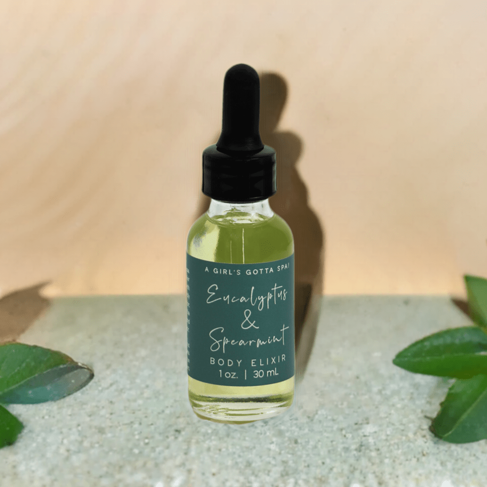 Eucalyptus &amp; Spearmint Body Elixir - Tiny Tim SkincareEucalyptus &amp; Spearmint Body ElixirDC - A Girl&