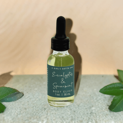 Eucalyptus &amp; Spearmint Body Elixir - Tiny Tim SkincareEucalyptus &amp; Spearmint Body ElixirDC - A Girl&
