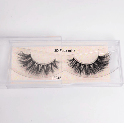 Fake Mink Eye Lash with Custom Eyelash Box 3D Fluffy Mink Eyelash Full Strip Eye Lashes with applicator - Tiny Tim SkincareFake Mink Eye Lash with Custom Eyelash Box 3D Fluffy Mink Eyelash Full Strip Eye Lashes with applicatorLuminous Bear ShopTiny Tim Skincare7053159698824370531596988243JF245Fake Mink Eye Lash with Custom Eyelash Box 3D Fluffy Mink Eyelash Full Strip Eye Lashes with applicator