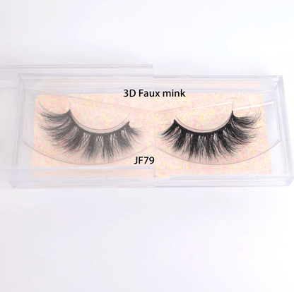 Fake Mink Eye Lash with Custom Eyelash Box 3D Fluffy Mink Eyelash Full Strip Eye Lashes with applicator - Tiny Tim SkincareFake Mink Eye Lash with Custom Eyelash Box 3D Fluffy Mink Eyelash Full Strip Eye Lashes with applicatorLuminous Bear ShopTiny Tim Skincare6900790748976869007907489768JF79Fake Mink Eye Lash with Custom Eyelash Box 3D Fluffy Mink Eyelash Full Strip Eye Lashes with applicator