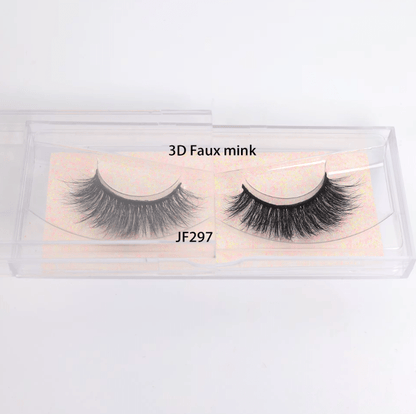 Fake Mink Eye Lash with Custom Eyelash Box 3D Fluffy Mink Eyelash Full Strip Eye Lashes with applicator - Tiny Tim SkincareFake Mink Eye Lash with Custom Eyelash Box 3D Fluffy Mink Eyelash Full Strip Eye Lashes with applicatorLuminous Bear ShopTiny Tim Skincare7119675649443371196756494433JF297Fake Mink Eye Lash with Custom Eyelash Box 3D Fluffy Mink Eyelash Full Strip Eye Lashes with applicator