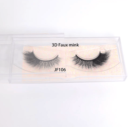Fake Mink Eye Lash with Custom Eyelash Box 3D Fluffy Mink Eyelash Full Strip Eye Lashes with applicator - Tiny Tim SkincareFake Mink Eye Lash with Custom Eyelash Box 3D Fluffy Mink Eyelash Full Strip Eye Lashes with applicatorLuminous Bear ShopTiny Tim Skincare6914136345199469141363451994JF106Fake Mink Eye Lash with Custom Eyelash Box 3D Fluffy Mink Eyelash Full Strip Eye Lashes with applicator
