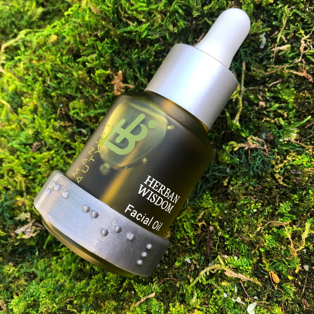 Herban Wisdom® Facial Oil Braille ID Band - Tiny Tim SkincareHerban Wisdom® Facial Oil Braille ID BandDC - Humanist BeautyTiny Tim SkincareDC-1777753Herban Wisdom® Facial Oil Braille ID BandHerban Wisdom® Facial Oil Braille ID Band