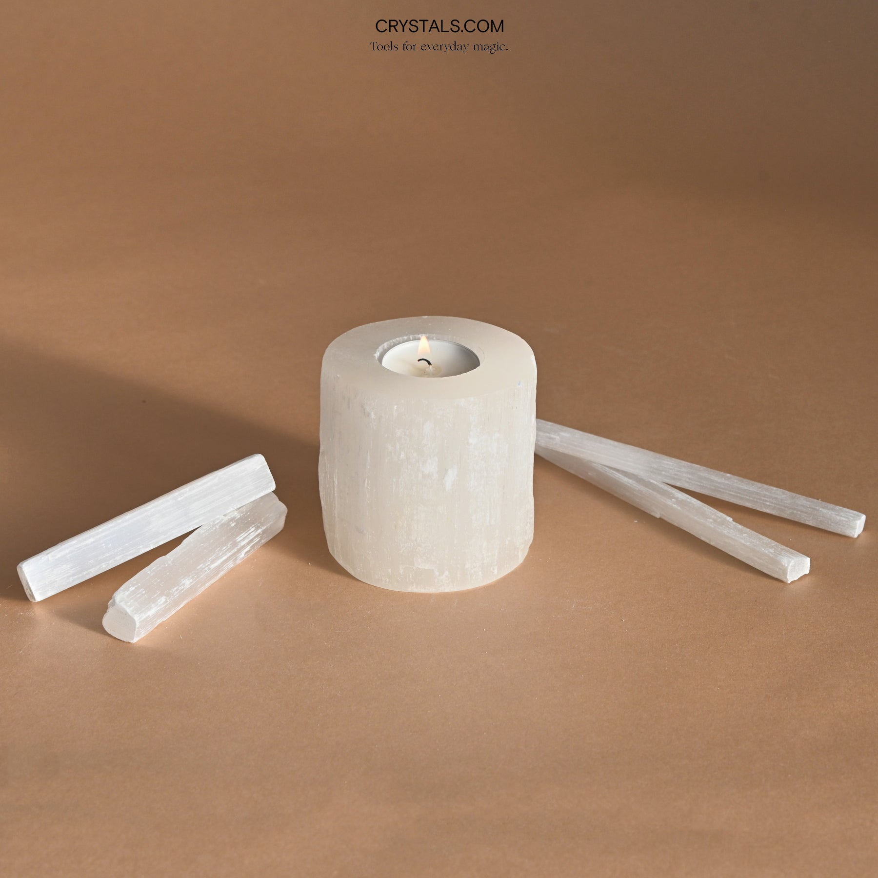Illuminate - Selenite Candle Holder - Tiny Tim SkincareIlluminate - Selenite Candle Holderhome decorCRYSTALS.COMTiny Tim Skincareselen-candle-holderCRYSTALS.COMIlluminate - Selenite Candle Holder
