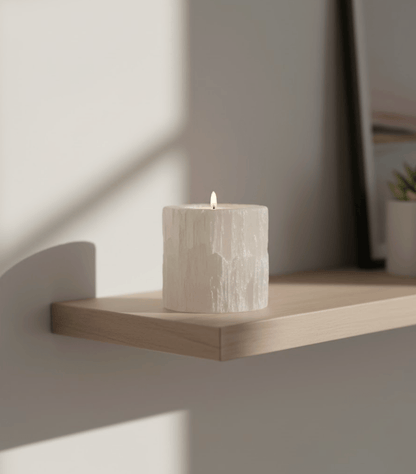 Illuminate - Selenite Candle Holder - Tiny Tim SkincareIlluminate - Selenite Candle Holderhome decorCRYSTALS.COMTiny Tim Skincareselen-candle-holderCRYSTALS.COMIlluminate - Selenite Candle Holder