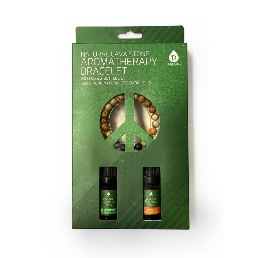 Lava stone Bracelet with Peppermint &amp; Sweet Orange essential oilsDC-PURSONICTiny Tim Skincare