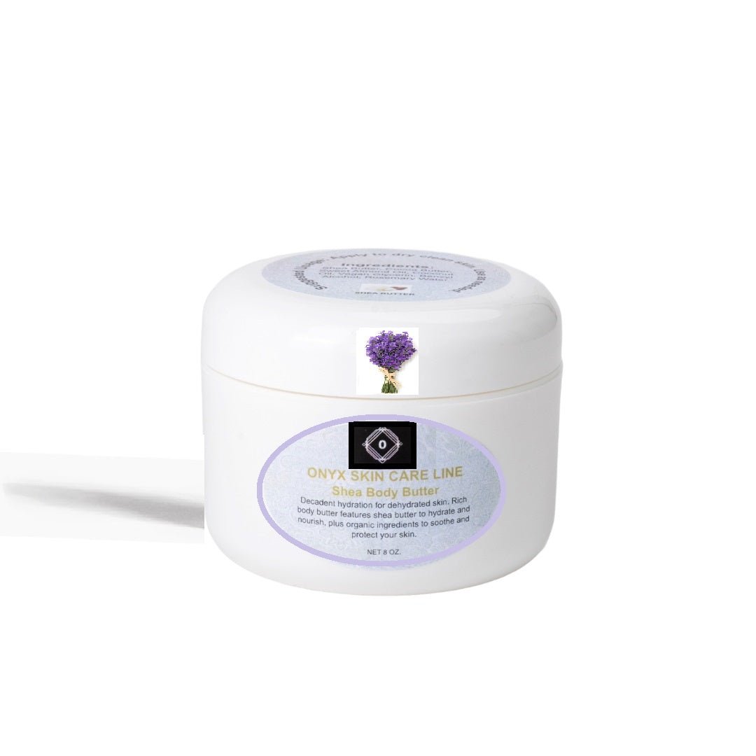 Lavender Infused Shea Body Butter 8 &amp; 2 oz. Tubs - Tiny Tim SkincareLavender Infused Shea Body Butter 8 &amp; 2 oz. TubsBody ButterOnyx Skin Care LineTiny Tim Skincare6552552789596654150887248 oz TubLavender Infused Shea Body Butter 8 &amp; 2 oz. Tubs