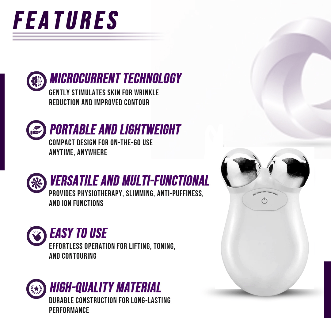 Microcurrent Facial Toning Massager - Tiny Tim SkincareMicrocurrent Facial Toning MassagerDC - eterusTiny Tim SkincareDC-2034935Microcurrent Facial Toning Massager